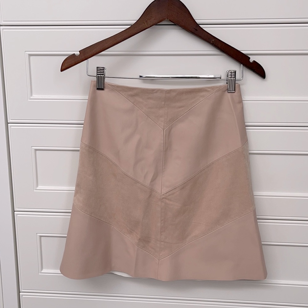 Zara Beige A-Line Skirt